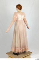  Photos Woman in historical Celebration dress Historical Clothing a poses pink dress whole body 0004.jpg